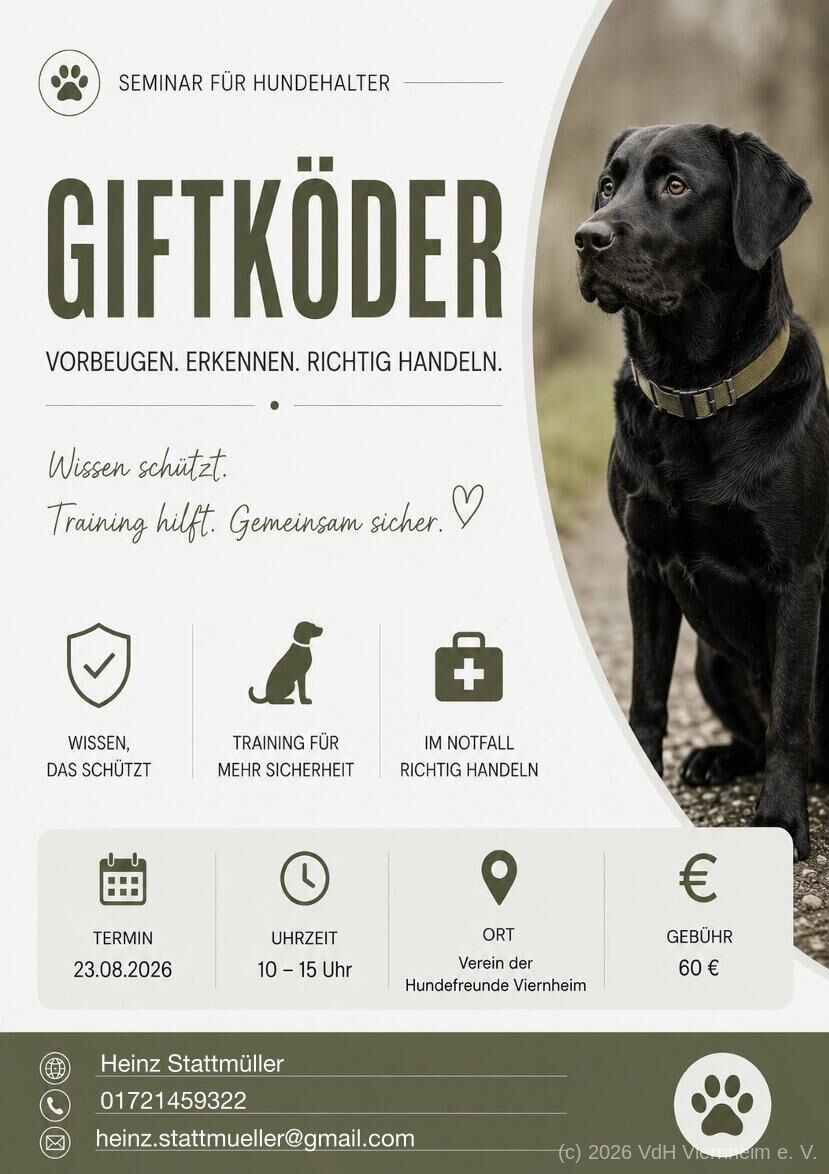 Giftködertraining